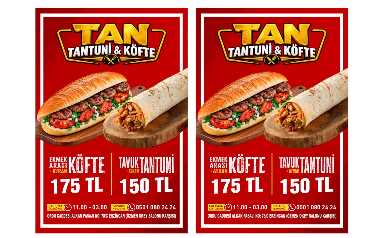 Usta İşi Tantuni ve Köfte