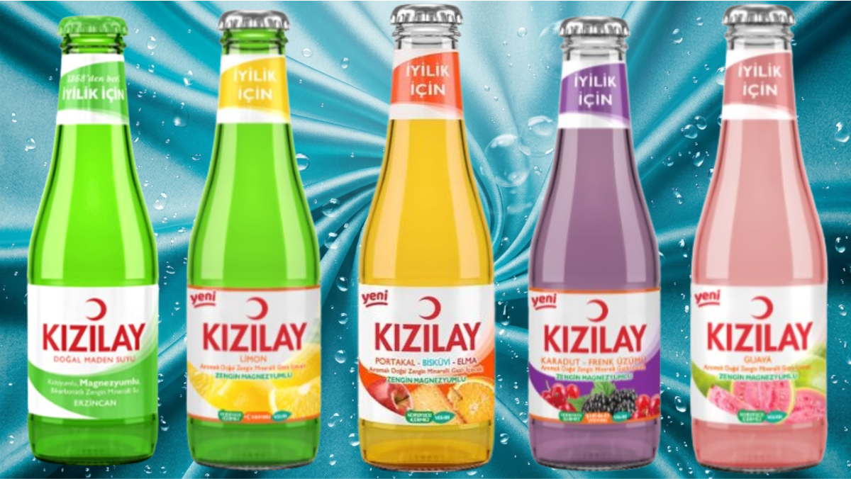 Kızılay Doğal Aromalı Maden Suyu İçecekler